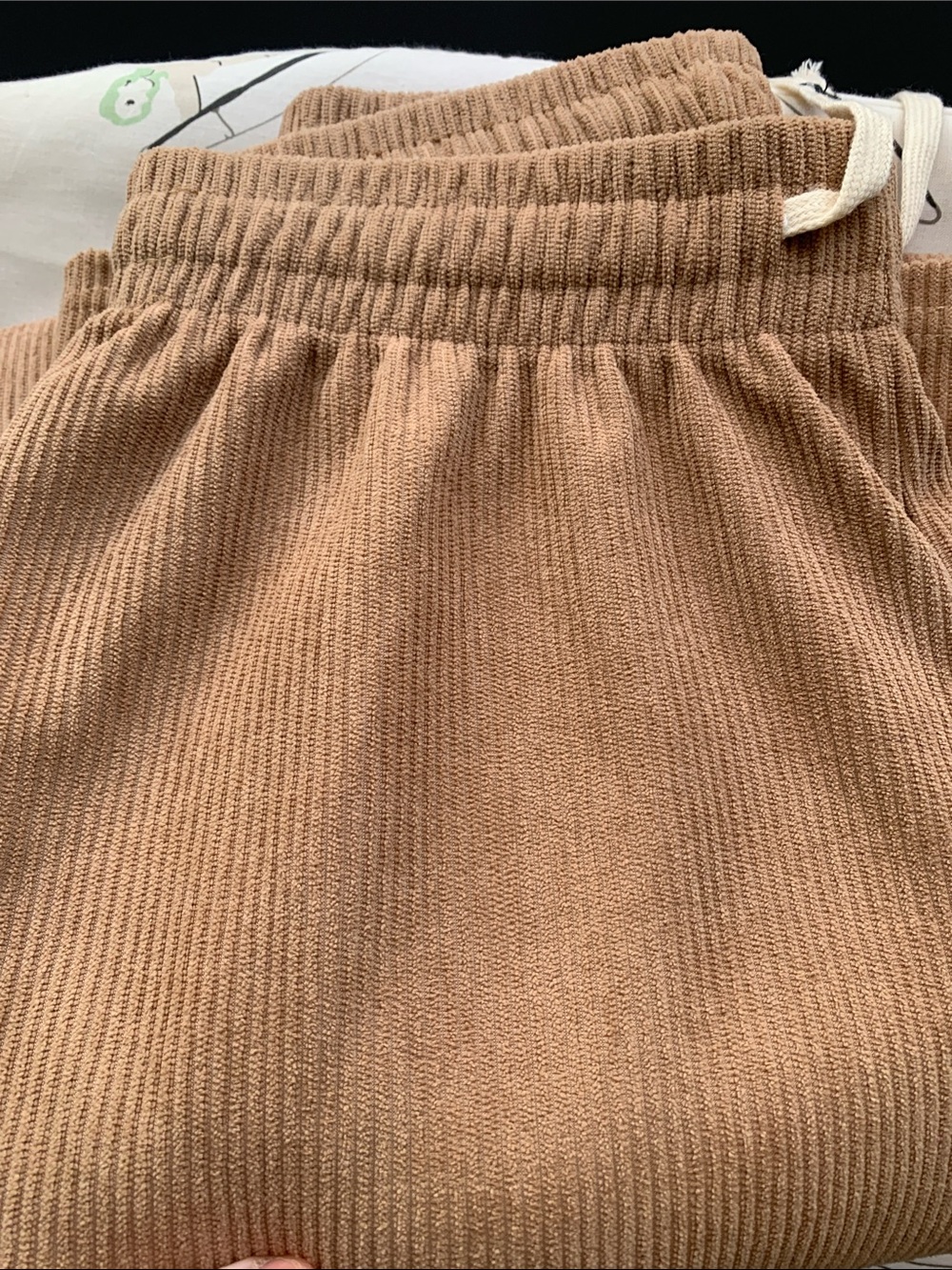 🚨 3 for $25 SALE 🚨 
Women’s Soft Corduroy  Drawstring Pants Lightweight in Brown